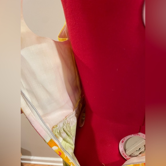 Rare Vintage 1970s Tori Richard Honolulu Yellow Floral Halter Maxi Dress - Picture 10 of 12